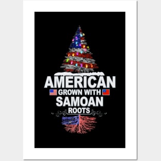 Christmas Tree  American Grown With Samoan Roots - Gift for Samoan From Samoa Posters and Art